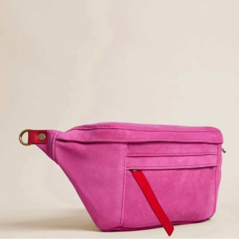 Parker Thatch Cross Your Heart Sling - Suede Pink and Strap - Picture 3 of 8